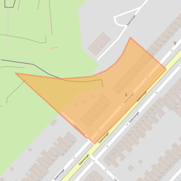 Kaart van postcodegebied 6217KE.