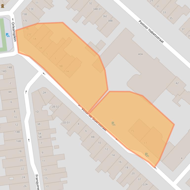 Kaart van postcodegebied 6217KP.