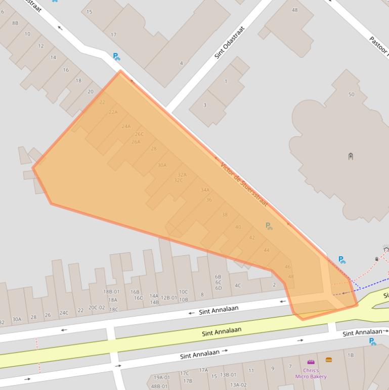 Kaart van postcodegebied 6217KS.