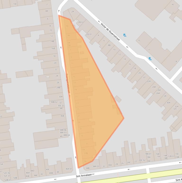 Kaart van postcodegebied 6217KT.