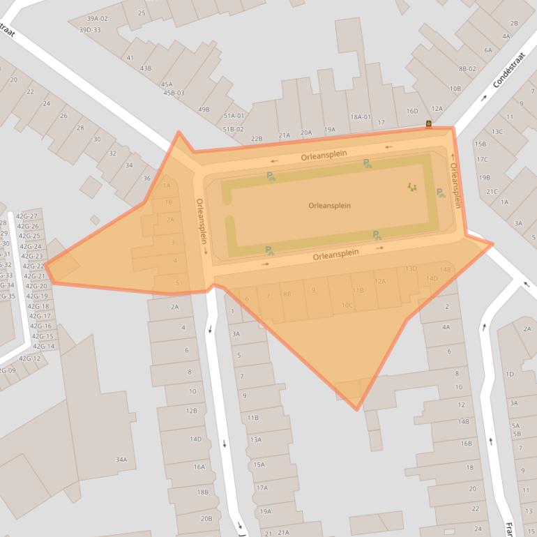 Kaart van postcodegebied 6217LA.