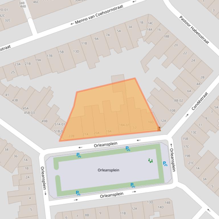 Kaart van postcodegebied 6217LB.