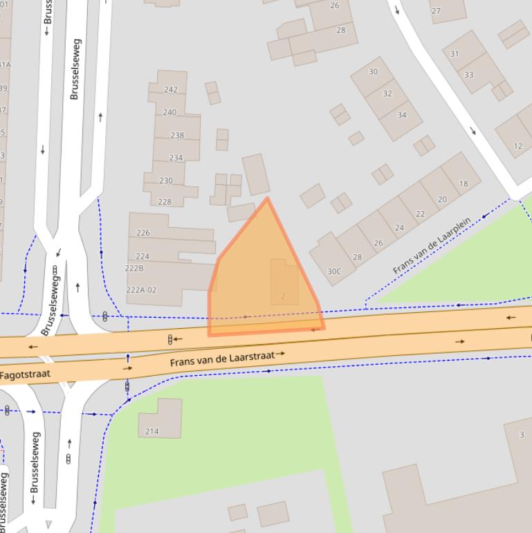 Kaart van postcodegebied 6217NJ.