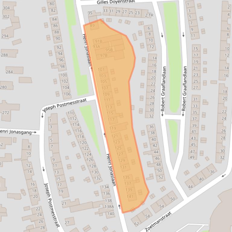 Kaart van postcodegebied 6217NN.