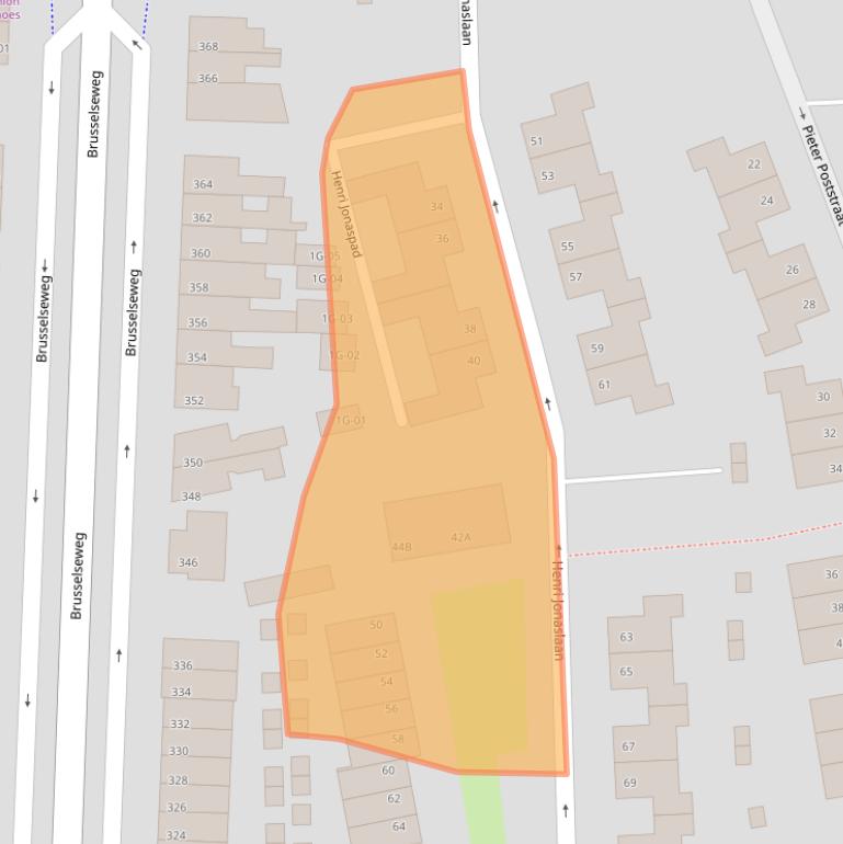 Kaart van postcodegebied 6217NP.