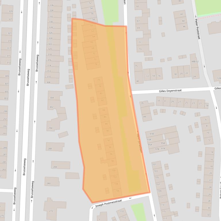 Kaart van postcodegebied 6217NR.