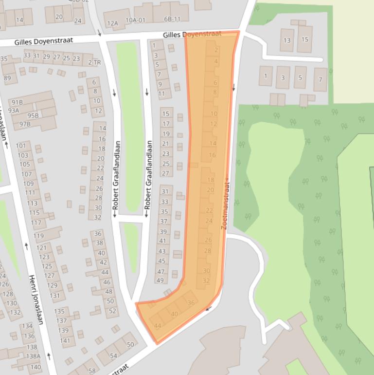 Kaart van postcodegebied 6217NV.