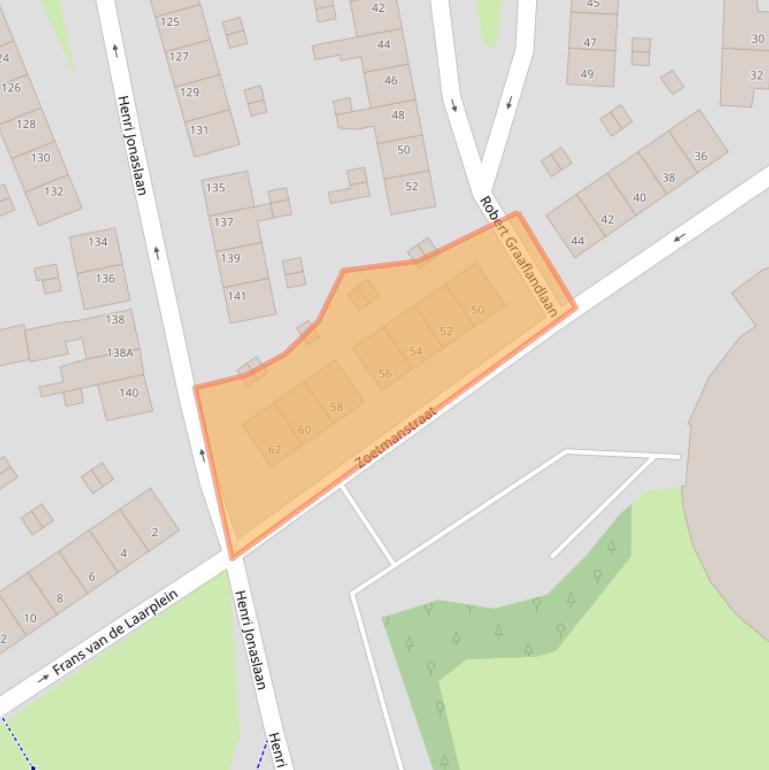 Kaart van postcodegebied 6217NW.