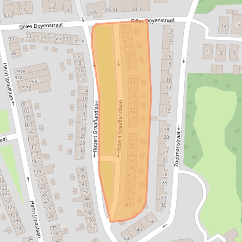 Kaart van postcodegebied 6217NX.