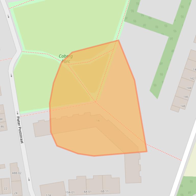 Kaart van postcodegebied 6217PE.