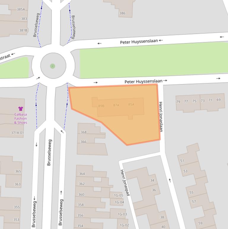 Kaart van postcodegebied 6217PJ.