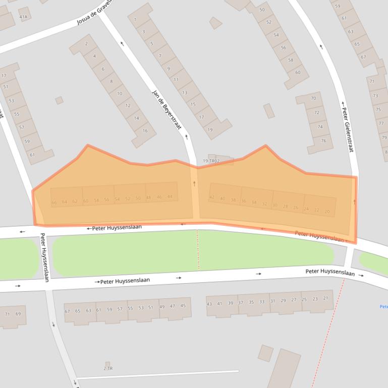 Kaart van postcodegebied 6217PK.