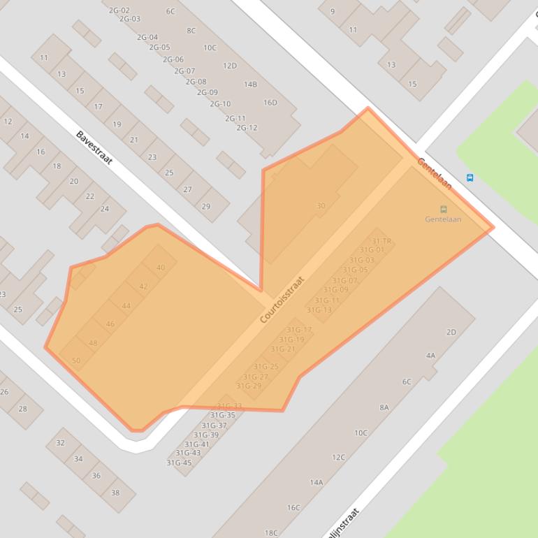 Kaart van postcodegebied 6217VT.