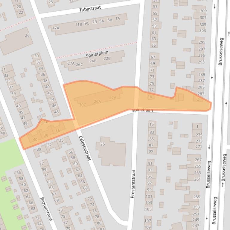 Kaart van postcodegebied 6217XM.
