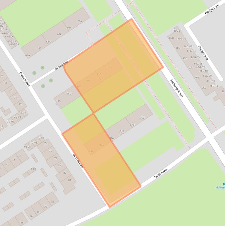 Kaart van postcodegebied 6218AP.