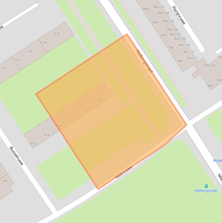 Kaart van postcodegebied 6218AR.