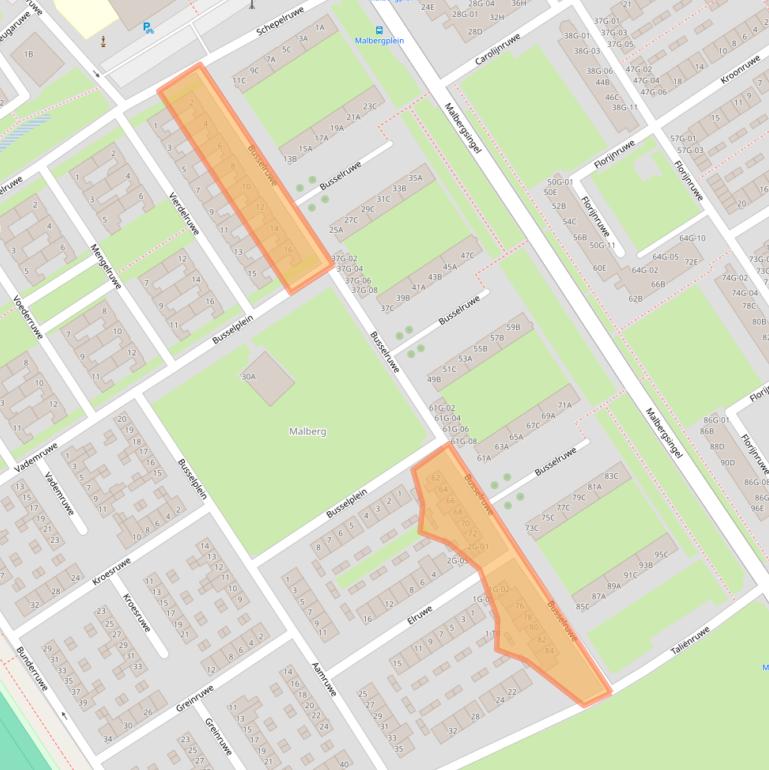 Kaart van postcodegebied 6218AS.