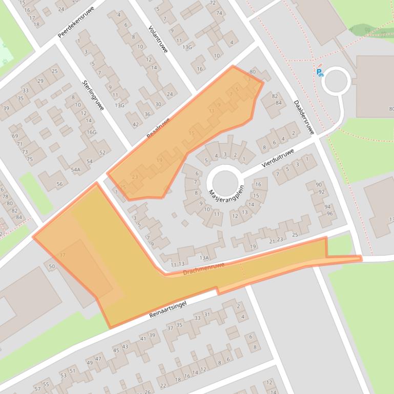 Kaart van postcodegebied 6218CM.