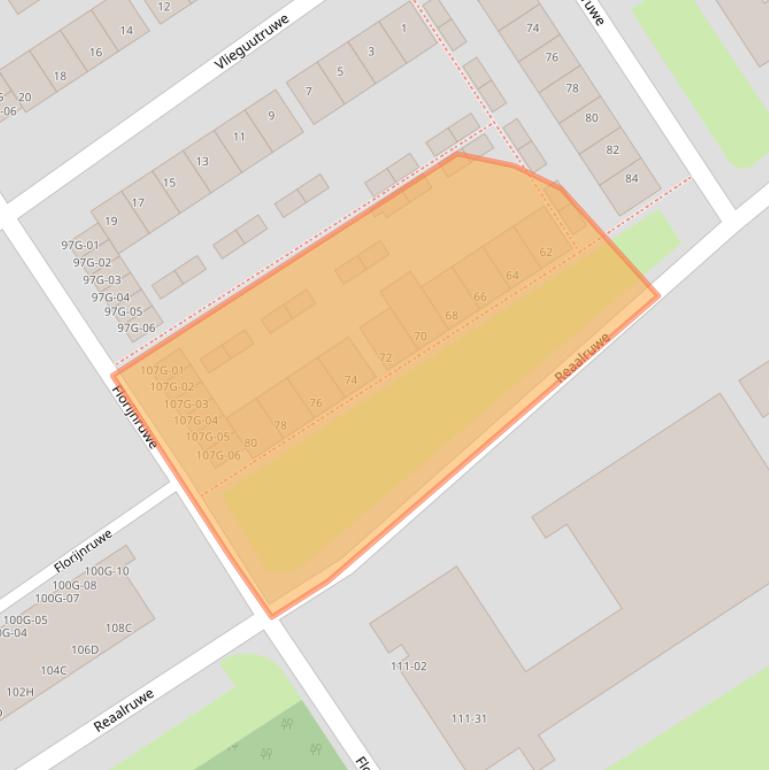 Kaart van postcodegebied 6218CP.