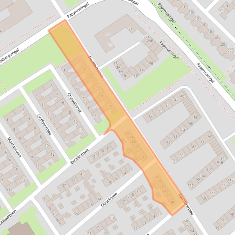 Kaart van postcodegebied 6218EL.