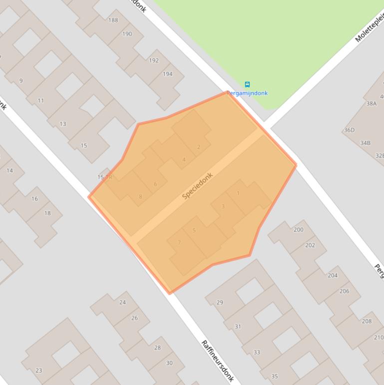 Kaart van postcodegebied 6218GH.