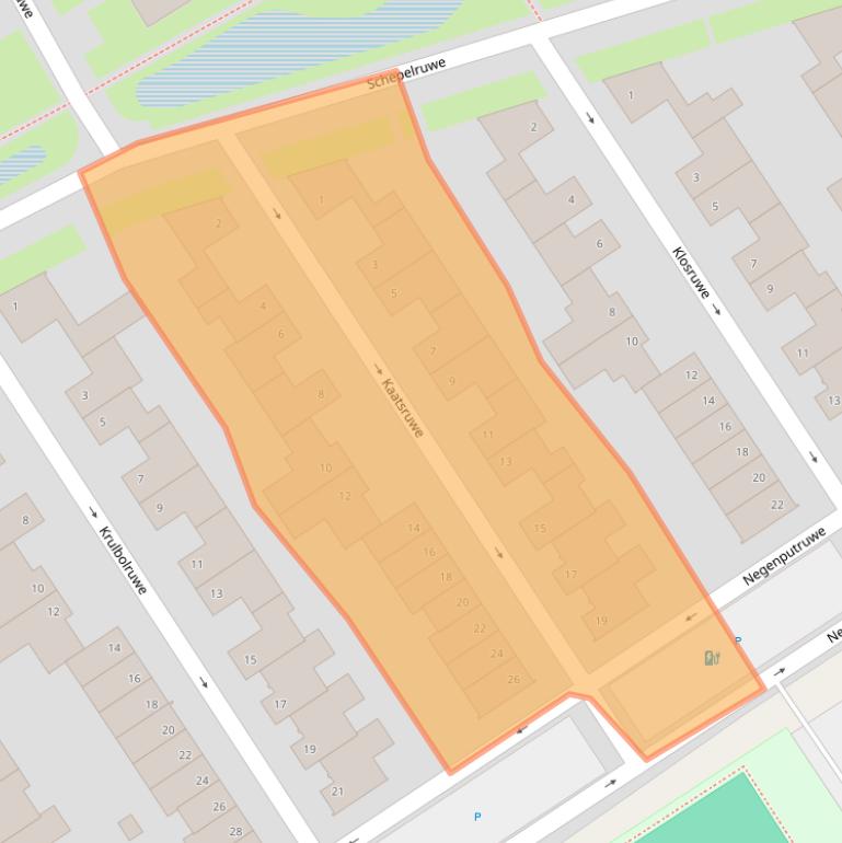 Kaart van postcodegebied 6218RD.