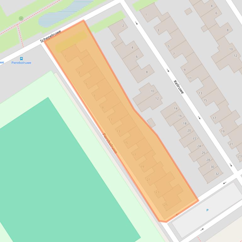 Kaart van postcodegebied 6218RH.