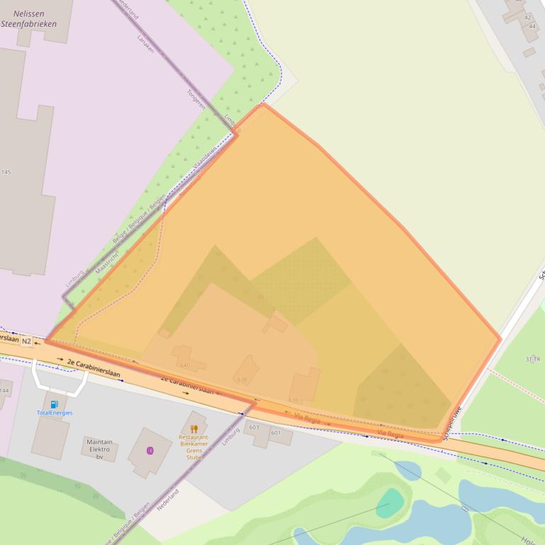 Kaart van postcodegebied 6218RJ.