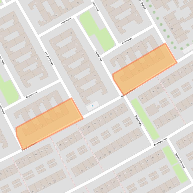 Kaart van postcodegebied 6218RT.