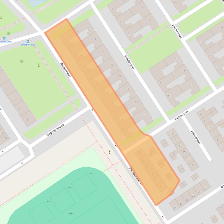 Kaart van postcodegebied 6218SR.