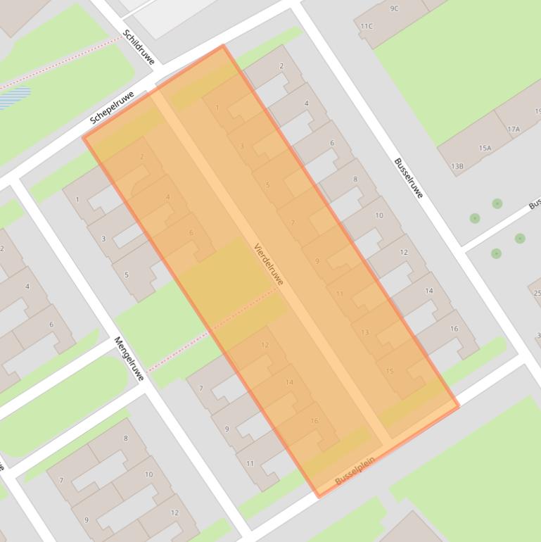 Kaart van postcodegebied 6218TA.