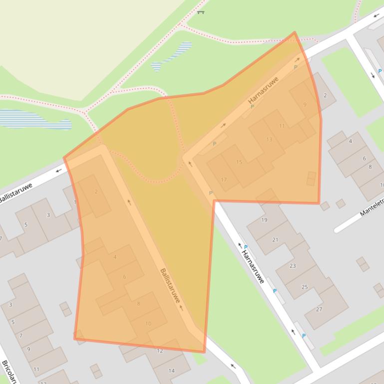 Kaart van postcodegebied 6218TX.