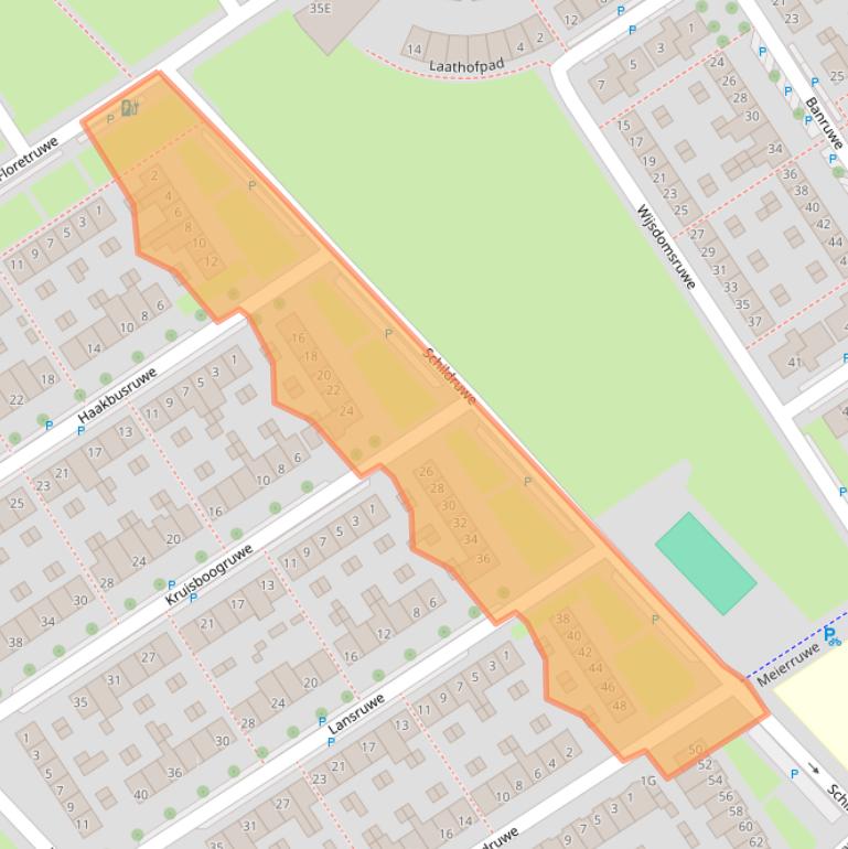 Kaart van postcodegebied 6218VJ.