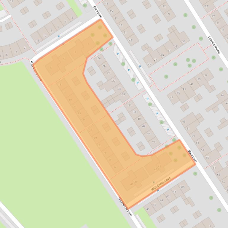 Kaart van postcodegebied 6218VK.