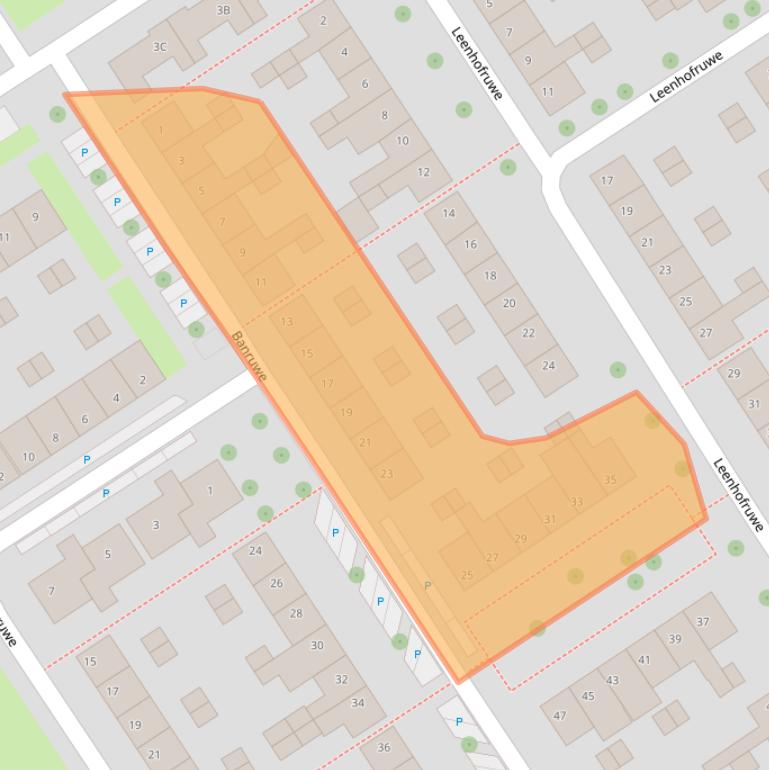 Kaart van postcodegebied 6218VM.