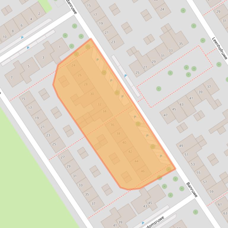 Kaart van postcodegebied 6218VP.