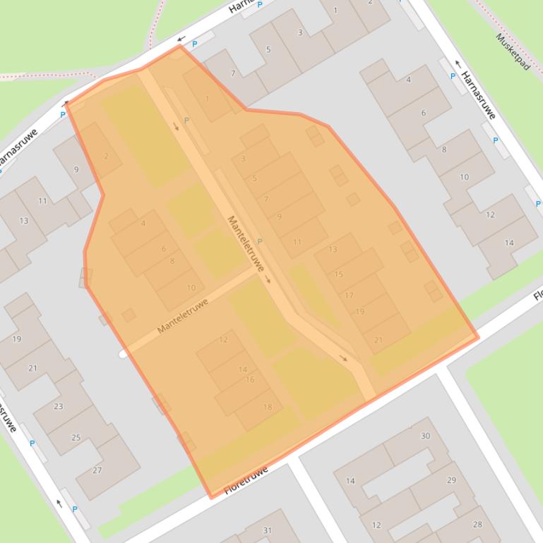 Kaart van postcodegebied 6218WE.