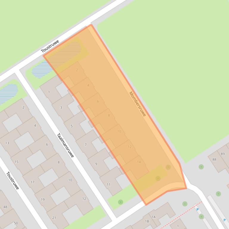 Kaart van postcodegebied 6218XD.