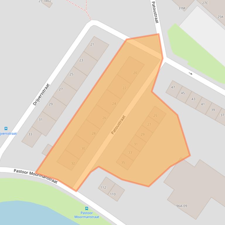 Kaart van postcodegebied 6219BE.