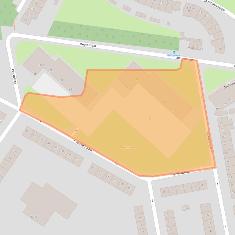 Kaart van postcodegebied 6219BH.