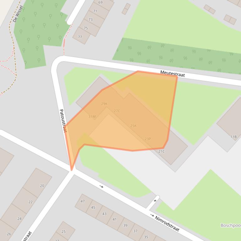 Kaart van postcodegebied 6219BK.