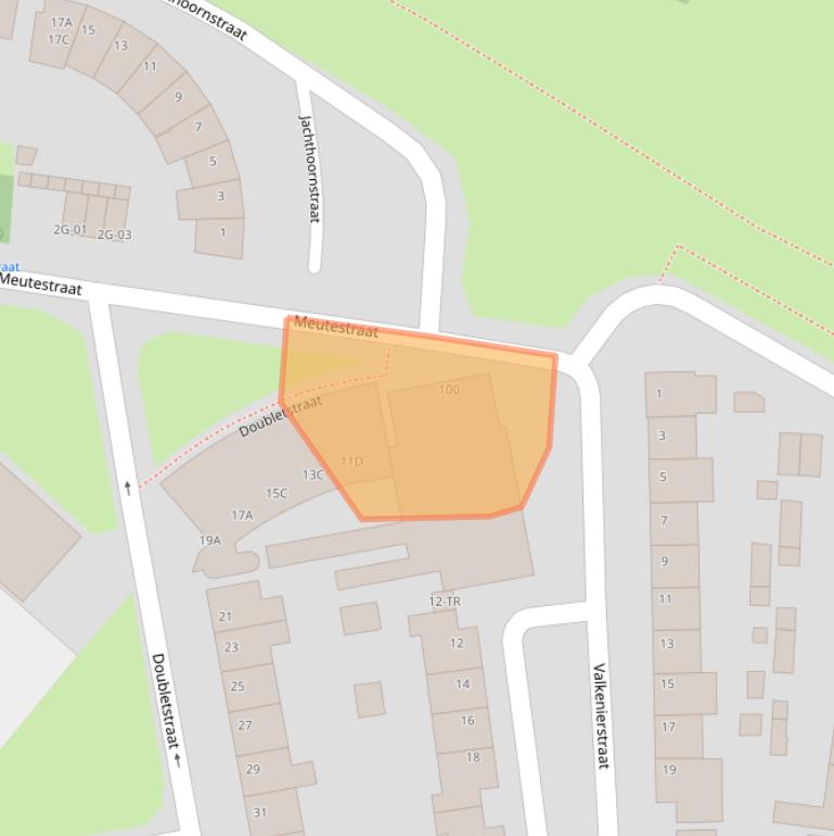 Kaart van postcodegebied 6219BL.