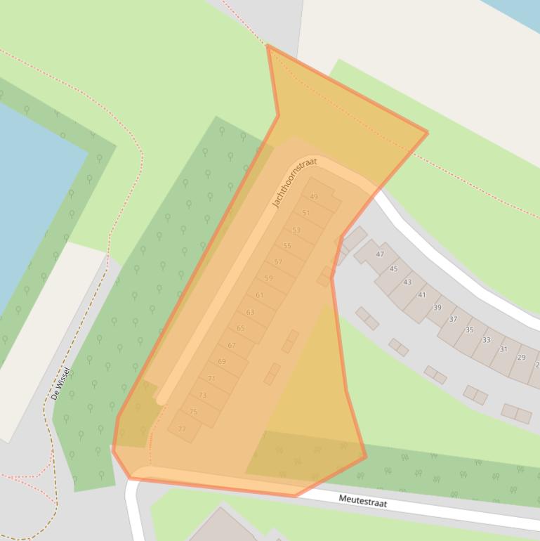 Kaart van postcodegebied 6219BN.