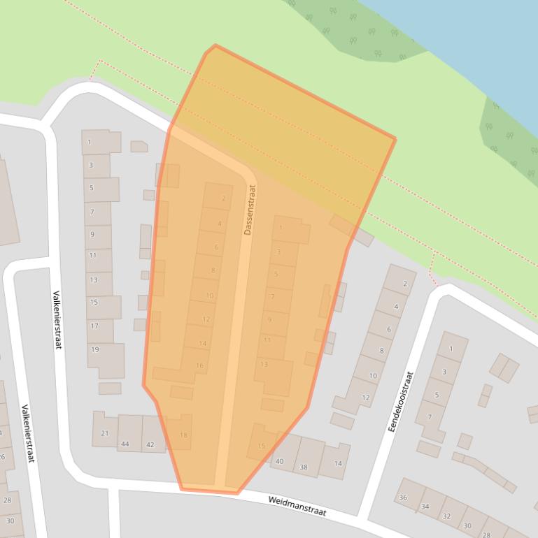 Kaart van postcodegebied 6219BR.