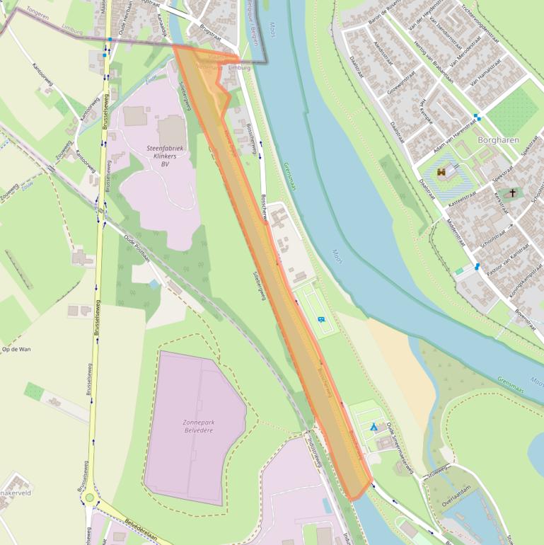 Kaart van postcodegebied 6219NK.