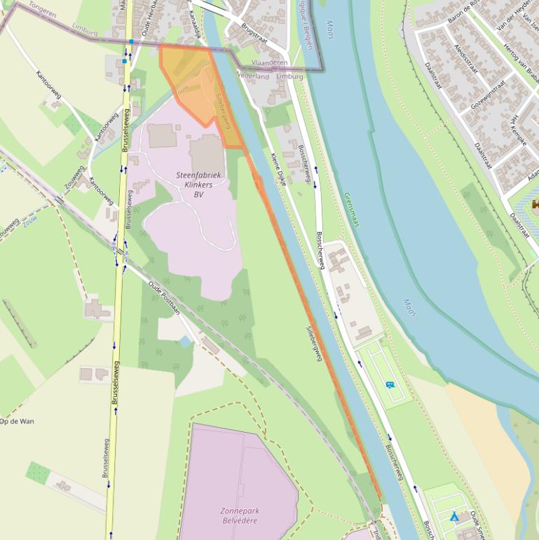 Kaart van postcodegebied 6219NL.