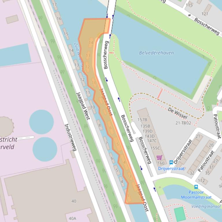 Kaart van postcodegebied 6219NM.