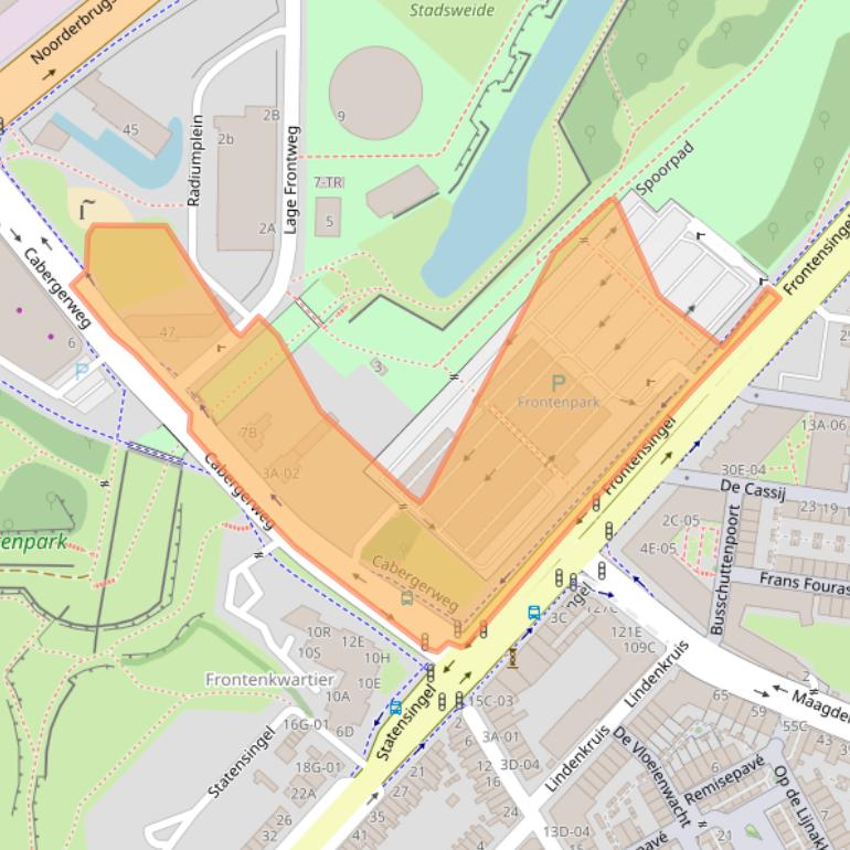 Kaart van postcodegebied 6219PE.