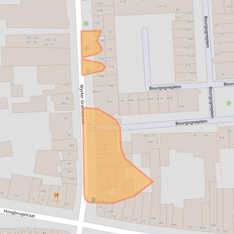 Kaart van postcodegebied 6221CV.