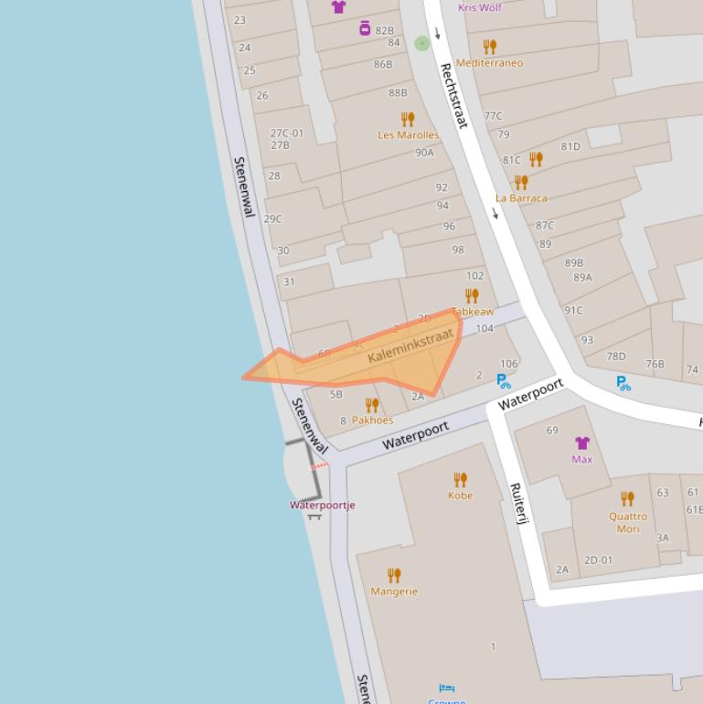 Kaart van postcodegebied 6221EV.